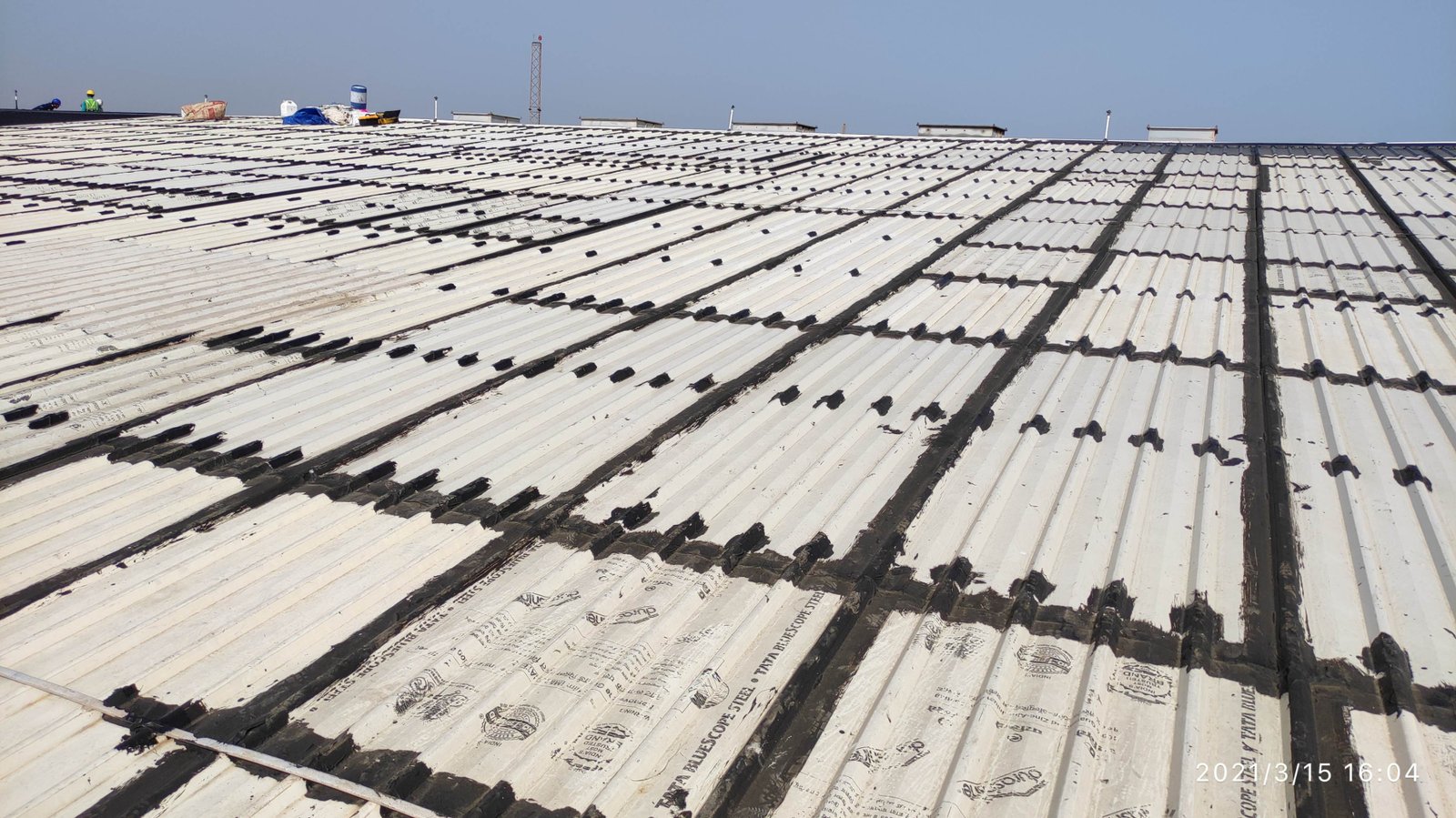 PEB Roof Joints Waterproofing