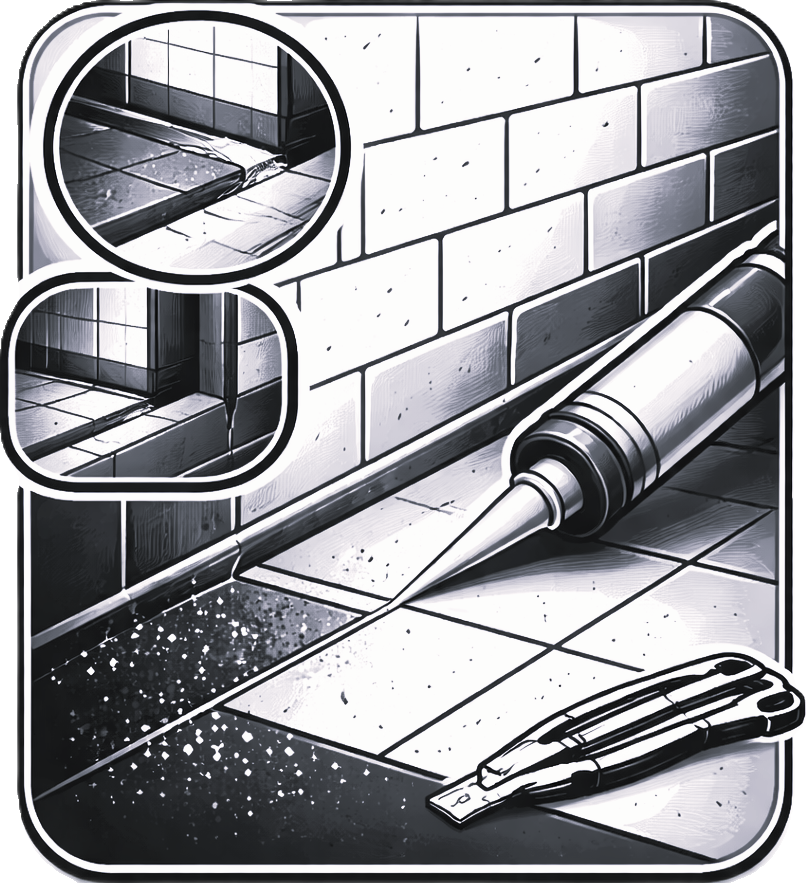 Sealing cracks, joints and gaps